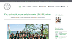 Desktop Screenshot of fachschaft-medizin.de